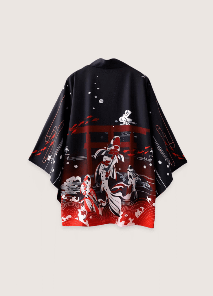 Kimono japonais — Élégance Aquatique