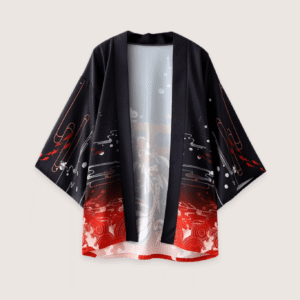 Kimono japonais — Élégance Aquatique vue 2
