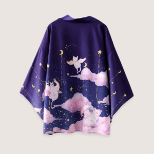 Kimono japonais — Félin Céleste