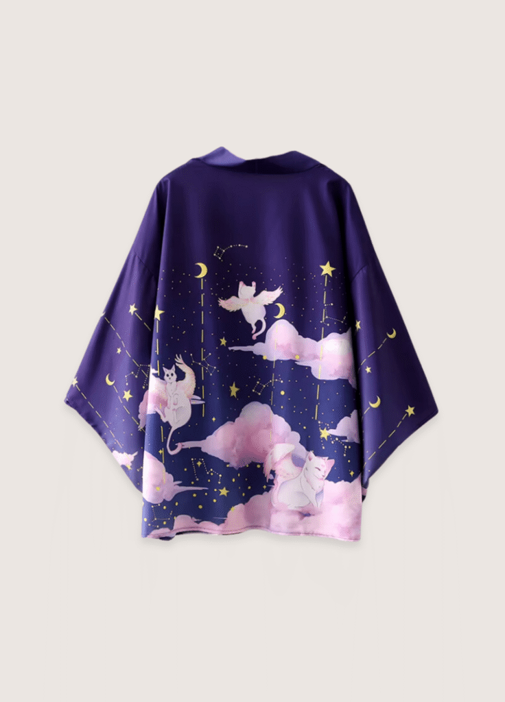 Kimono japonais — Félin Céleste