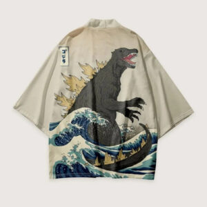 Kimono japonais homme godzilla — Kaiju vue 2