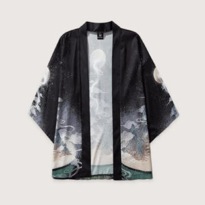 Kimono japonais homme lune — Tsuki