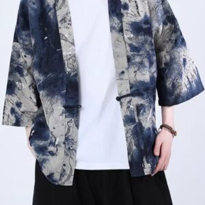 Kimono patchwork — Indigo Sora vue 2