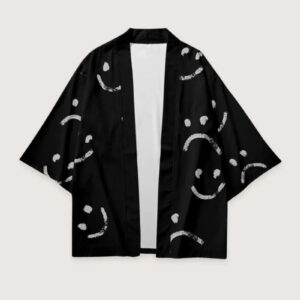 Kimono japonais noir homme — Egao