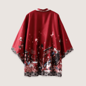 Kimono japonais — Rouge Mystique