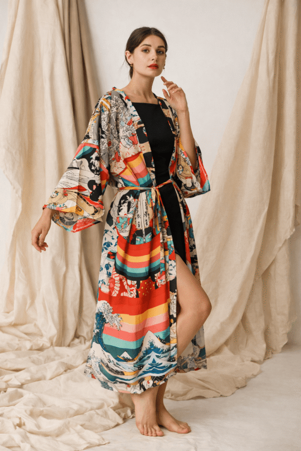 Kimono long — Japan Print