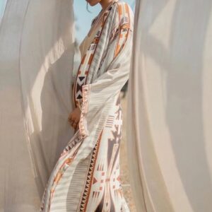 Kimono long beige — Naya vue 4