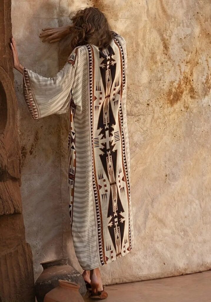 Kimono long beige — Naya