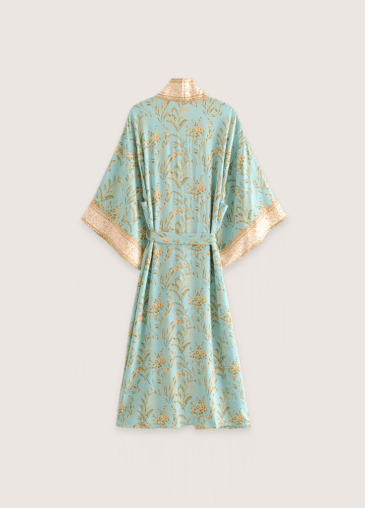 Kimono long bleu — Daisy Bohème