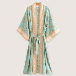 Kimono long bleu — Daisy Bohème