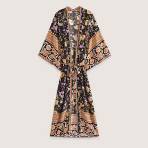 Kimono long bohème — Jardin Nocturne