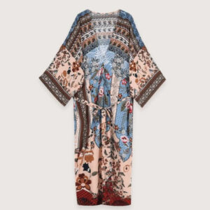 Kimono long bohème multicolore — Niji