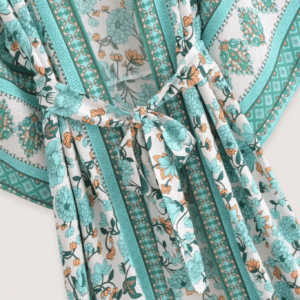 Kimono long — Calanque Bleue vue 3