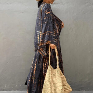 Kimono long coton gris — Hai vue 4
