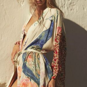 Kimono long de plage — Cache-Cœur vue 2