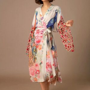 Kimono long de plage — Cache-Cœur vue 3