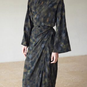 Kimono long bohème — Jardin Nocturne vue 5