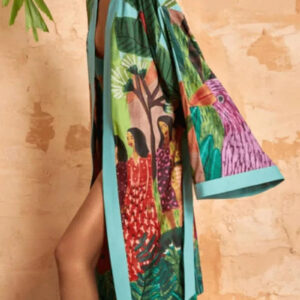 Kimono long été tropical — Janguru vue 3
