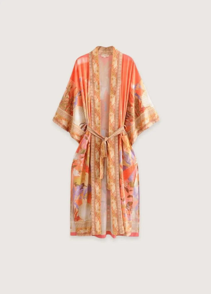 Kimono long manche orange — Ningyo