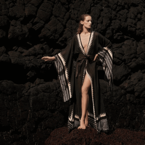 Kimono long noir — Nami