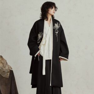 Kimono long noir — Yūrei vue 5