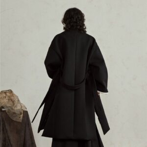 Kimono long noir — Yūrei vue 2
