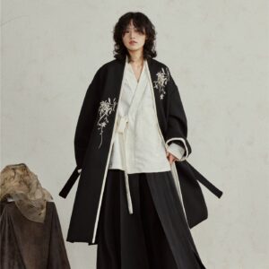Kimono long noir — Yūrei vue 4