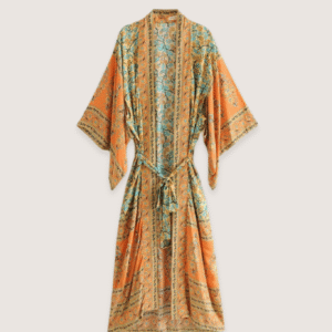 Kimono long orange — Daisy Bohème