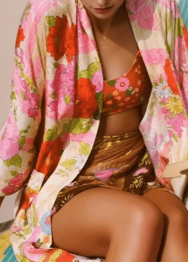 Kimono long — Pivoine