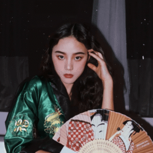 Kimono long soie — Kinryū vue 4