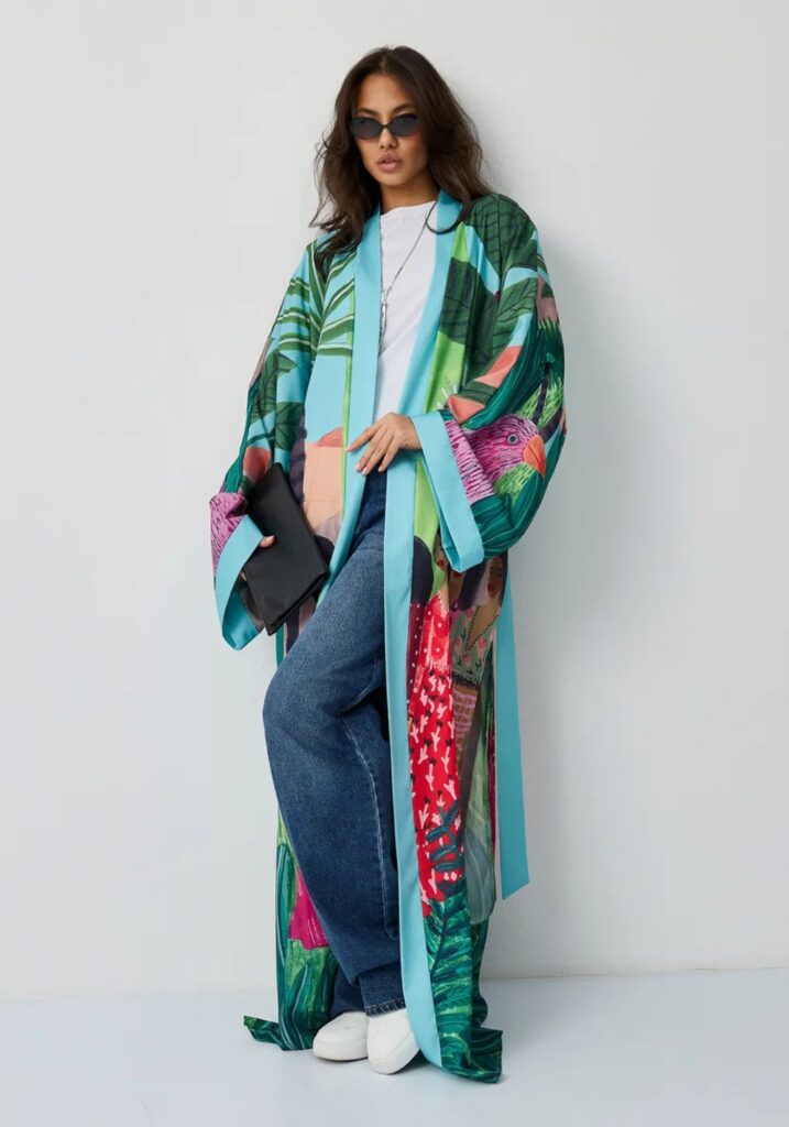 Kimono long tropical — Palmaïa