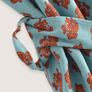 Kimono long turquoise — Daisy Bohème vue 4