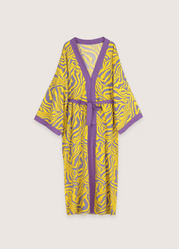 Kimono long — Zebura jaune