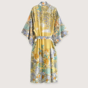 Kimono manche longue bohème — Hyō vue 2