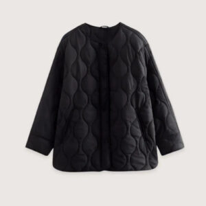 Veste matelassée kimono noir — Kokuyou