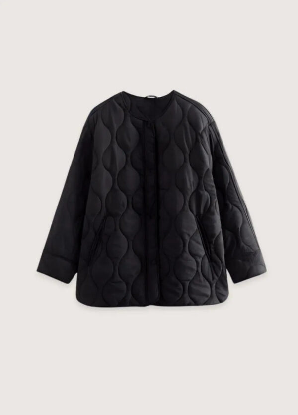Veste matelassée kimono noir — Kokuyou