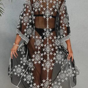 Kimono noir transparent — Constella vue 4