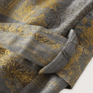Kimono robe de chambre homme gris — Momiji vue 5
