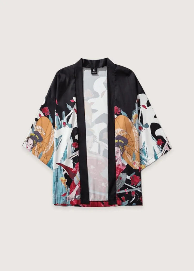 Kimono samourai homme — Geisha