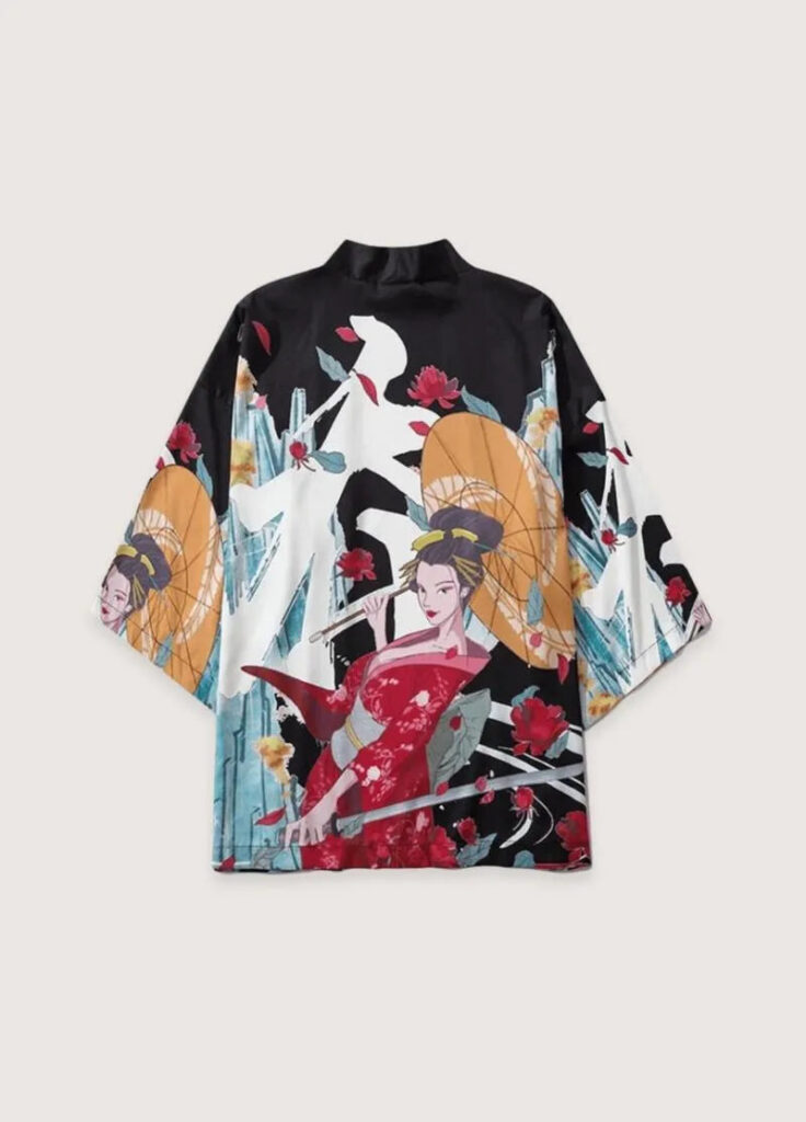 Kimono samourai homme — Geisha