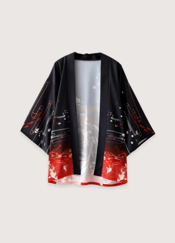 Kimono traditionnel japonais homme poisson — Koi