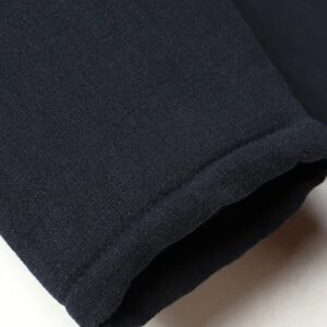 Manteau kimono long noir — Shizuka vue 4
