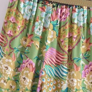Pantalon large fleuri — Midoriha vue 5