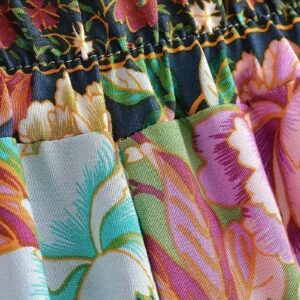 Pantalon large fleuri — Midoriha vue 4