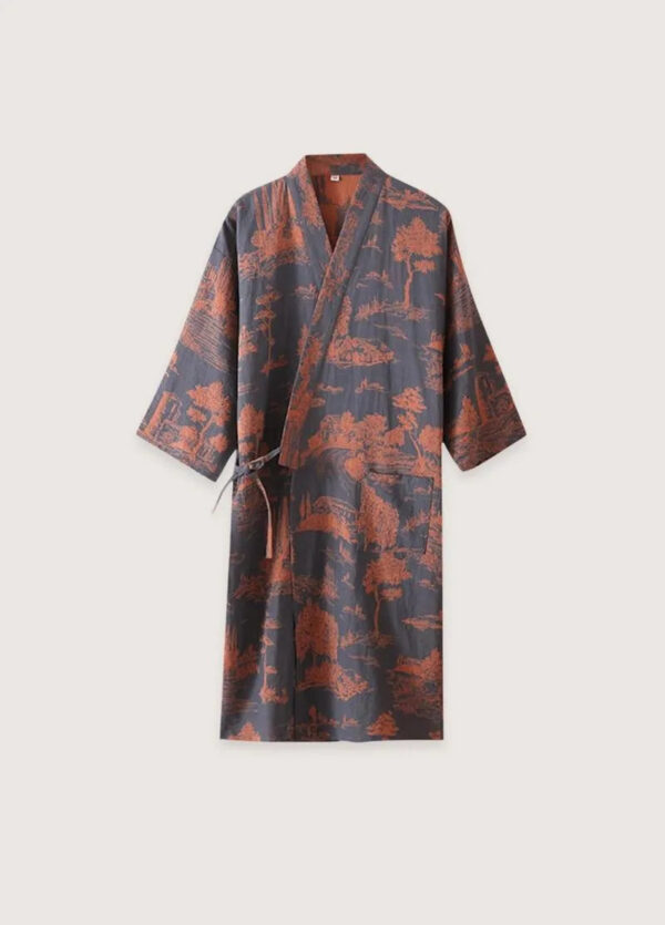 Peignoir homme col kimono — Ukiyo