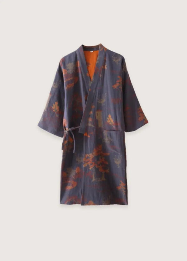 Peignoir japonais kimono femme — Mizuha