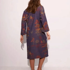 Peignoir japonais kimono femme — Mizuha vue 2