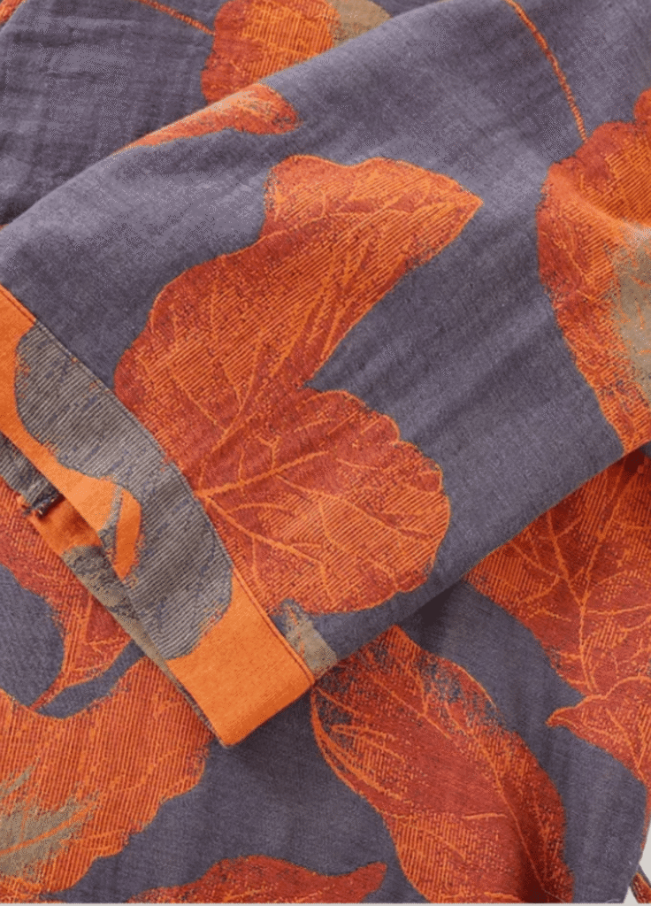 Peignoir kimono — Automne Bloom