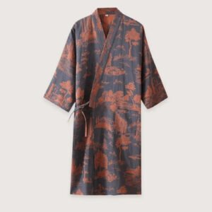 Peignoir kimono coton femme — Asagiri