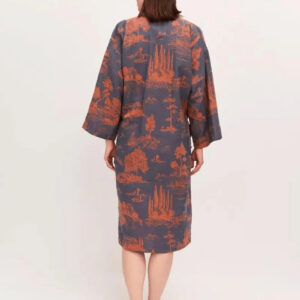Peignoir kimono coton femme — Asagiri vue 3